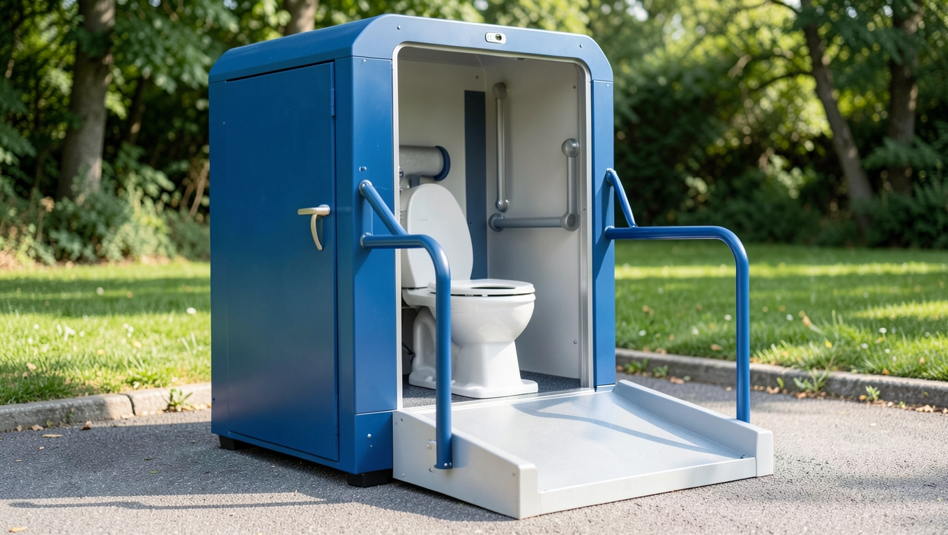 Przenośna toaleta dla niepełnosprawnych