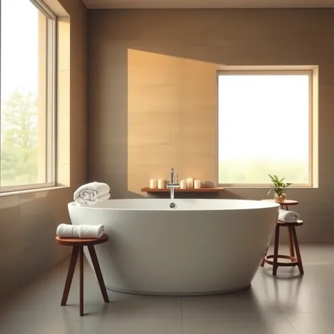 Jak urządzić łazienkę z wanną