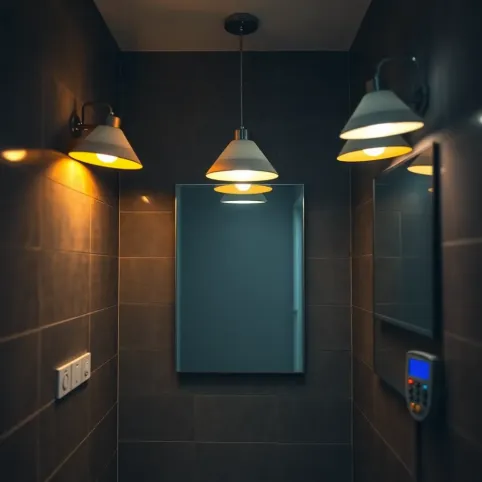 Jaka barwa światła do ciemnej łazienki