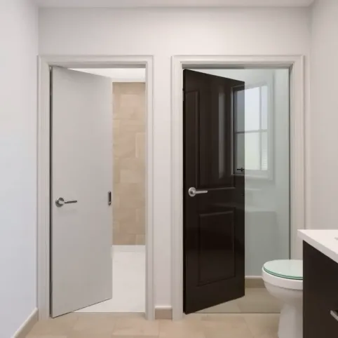 Jakie drzwi do łazienki pełne czy przeszklone