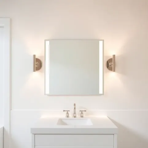 Jakie światło do łazienki nad lustro