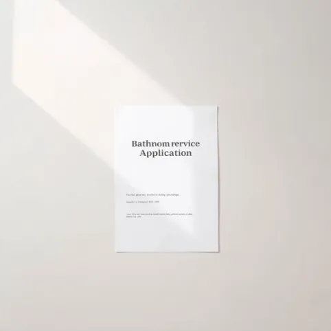 Wzór Wniosku O Remont Łazienki